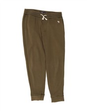 ABERCROMBIE & FITCH Mens Tracksuit Trousers Joggers Medium Khaki Cotton DE13