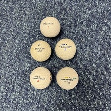 5 x Pinnacle used Gold Balls -