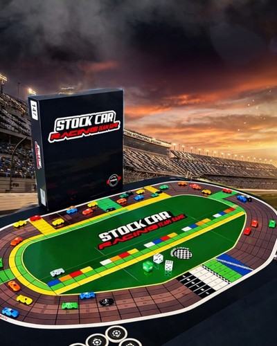 Racing board game - game.,
