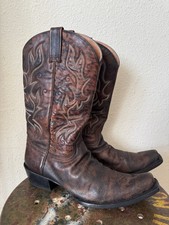 Stetson Brown Snip Toe Cowboy Boots Men’s size 11 | Model 12-020-6104-0114