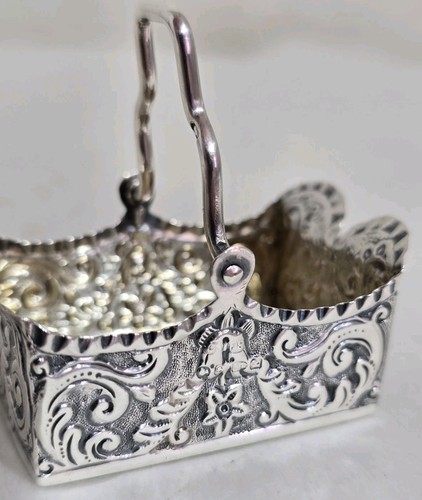 Antique silver miniature swing - silver,