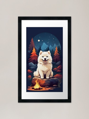 Sweet samoyed puppy - sweet,