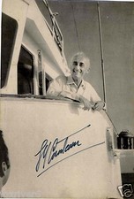 JACQUES COUSTEAU Signed