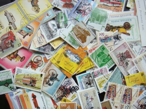 Cars bikes stamps all - 50,