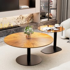 Large Round Coffee Tables Set