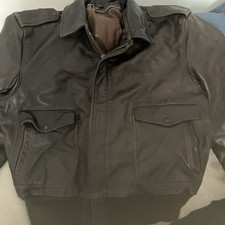 Schott Brown A-2 Style Leather