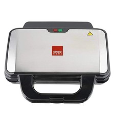 GLOBAL GOURMET Square Waffle Maker Iron Machine 1000W I Electric I Non-Stick