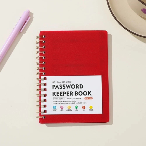 Password book with - book,