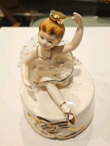 Schmid ballerina music box - schmid,