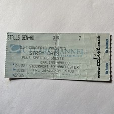 Stray Cats Ticket Manchester July 2004