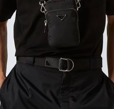 PRADA  Black  Crossbody Nylon Shoulder Bag