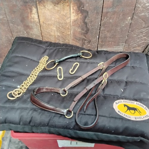 Leather hand show slip - leather,