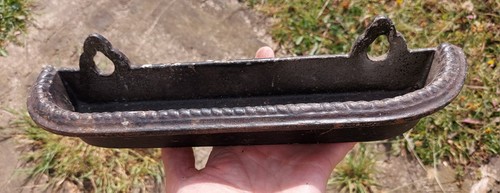 Antique cast iron church pew - antique,