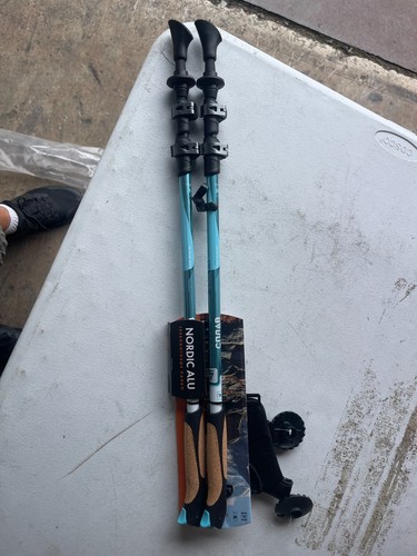 Nordic alu trekking poles pair - trekking,