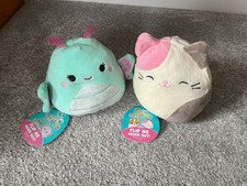 Flipmallows Reginald/Karina, Dog & Cat  & Reina/Archie, Butterfly & Axolotl BNWT
