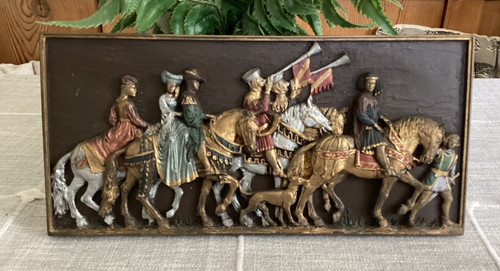 Medieval wall plaque - wall,