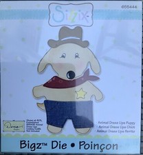 Sizzix Bigz Puppy Dog Animal Dress Ups Die Cutter 655444