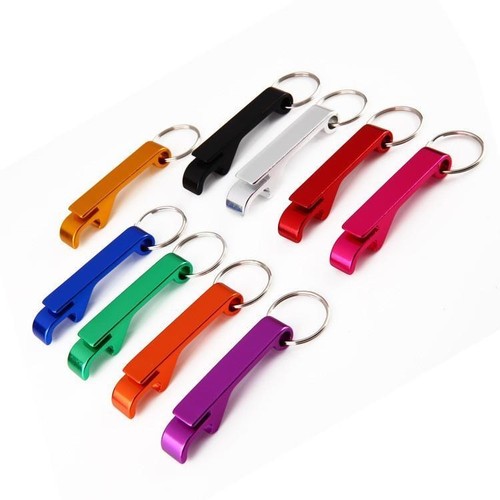 Bottle opener keyring - opener, metal