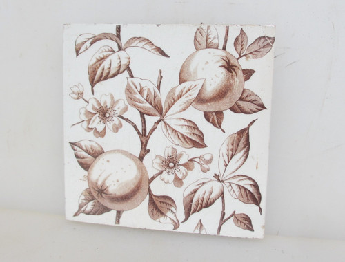 Antique ceramic tile - ceramic, old
