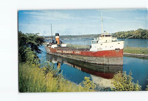 Postcard csl boat going - csl,