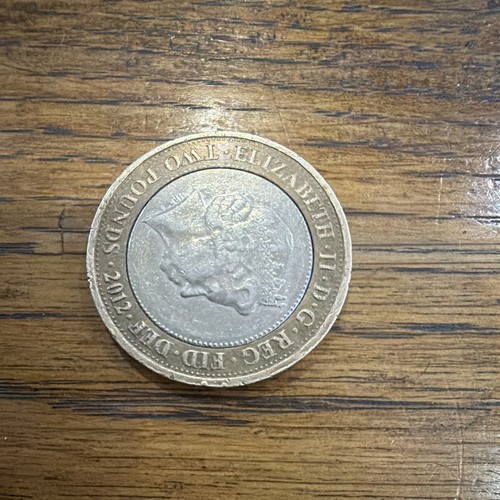 Two pounds coin 2012 - two,
