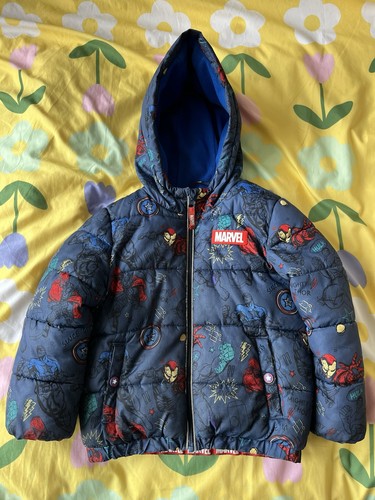 Marvel padded coat with - with, hood