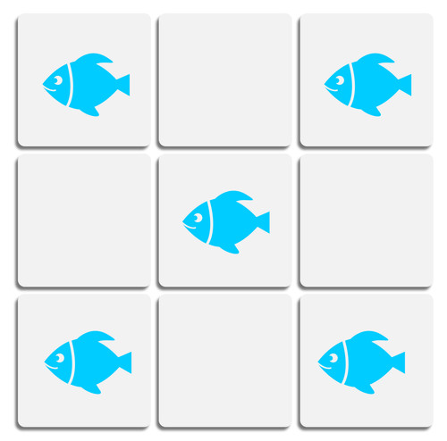 Fish wall tile stickers - wall,