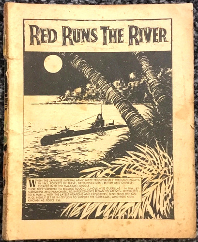 Commando 8red runs the - commando, #8(1961)red