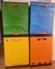 Heavy Duty Clothes Storage Bags With Zips Bedroom Large Collapsible, Waterproof 