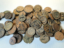 1 x AE4 Bronze Coin with Very