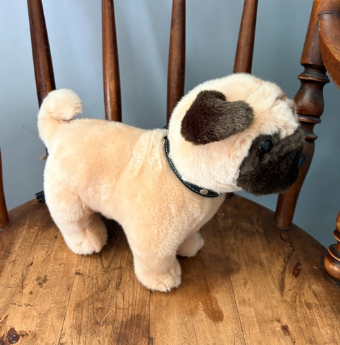 Keel toys pug dog - dog, collar