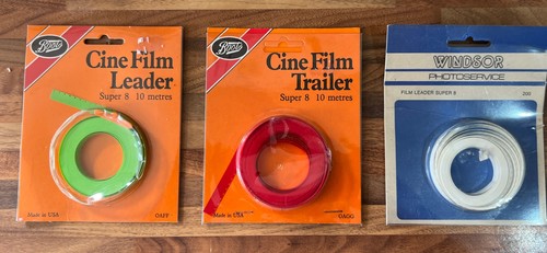 Super film leader 3 packs - 8,