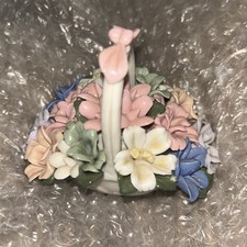 Porcelain Flower Basket Small
