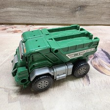 Power Rangers-Deluxe Turbo Rescue Megazord #3 Green Truck-5" L-Bandai-1997