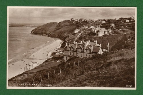 281610 postcard carbis bay - postcard,