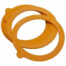 6 Kilner Jam Jelly Jar Replacement Seal Orange Rubber Preserve Rings For 3 Litre