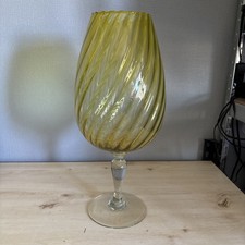Vintage Wine Glass Shaped Tall