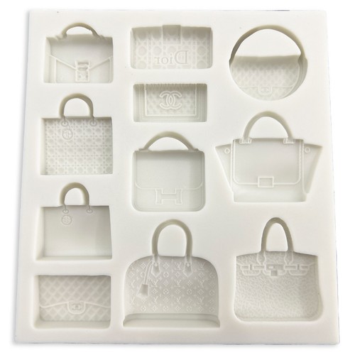 Ladies handbag silicone mould - handbag,