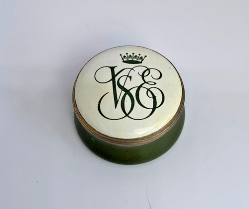Crummles green enamel pill - crummles,