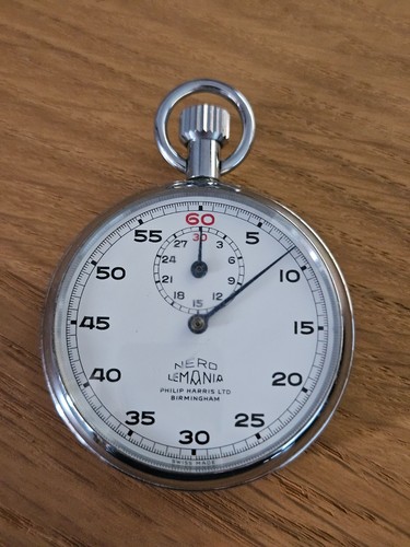 Vintage nero lemania - lemania, 60sec