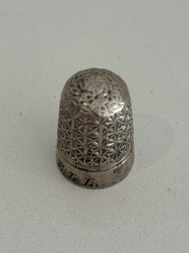 Vintage dorcas silver thimble - silver,