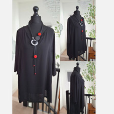 LADIES black tunic Top Shirt