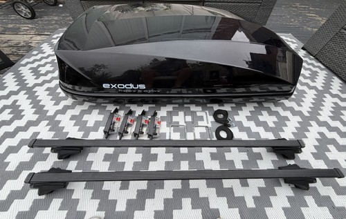 Exodus roof box black 470 - exodus,
