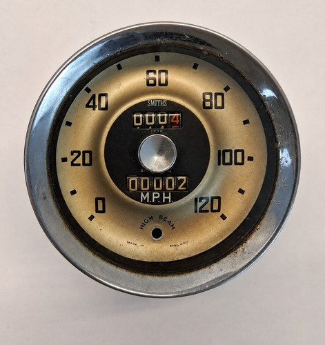 Smiths gold face 120 - gold, mph
