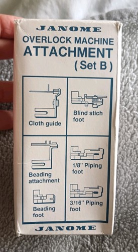 Janome overlocker attachment - janome,