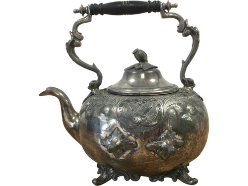 Antique teapot johnson co - teapot,