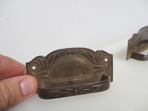 Vintage iron drawer - drawer, handles
