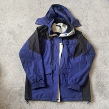 Peter Storm Men's Windproof Outdoor Hooded Jacket Purple Black Vintage Small