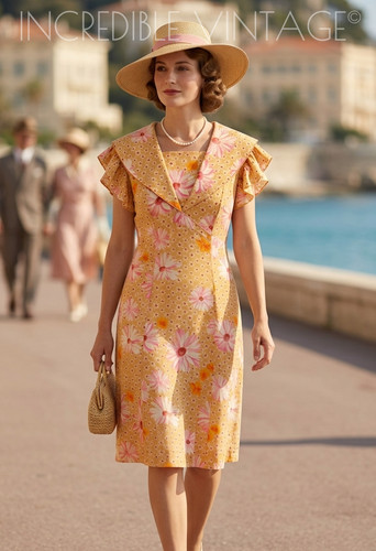 Vintage 1930s 40s 50s - , summer