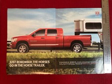 Dodge Ram Pickup Truck Horse Trailer 2-page 2005 Print Ad - Great To Frame!